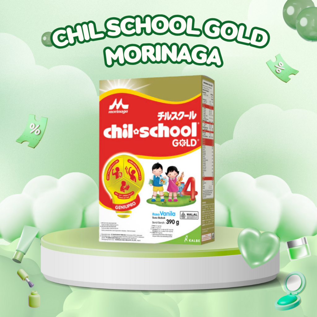 

CHIL SCHOOL Morinaga Chill School Gold Madu / Vanilla 390 gr