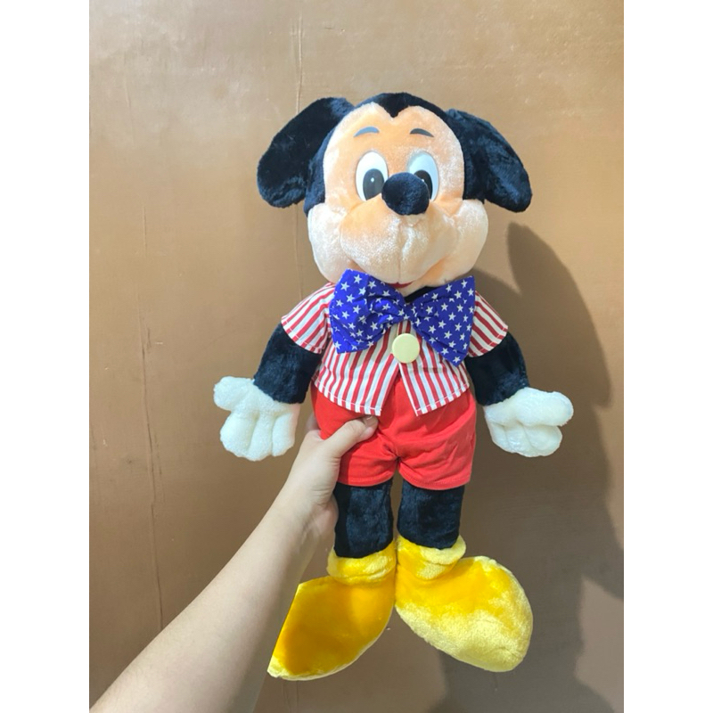 Boneka Karakter Mickey Mouse Vintage Style size 52cm Original / Boneka Mickey Mouse Classic / Boneka