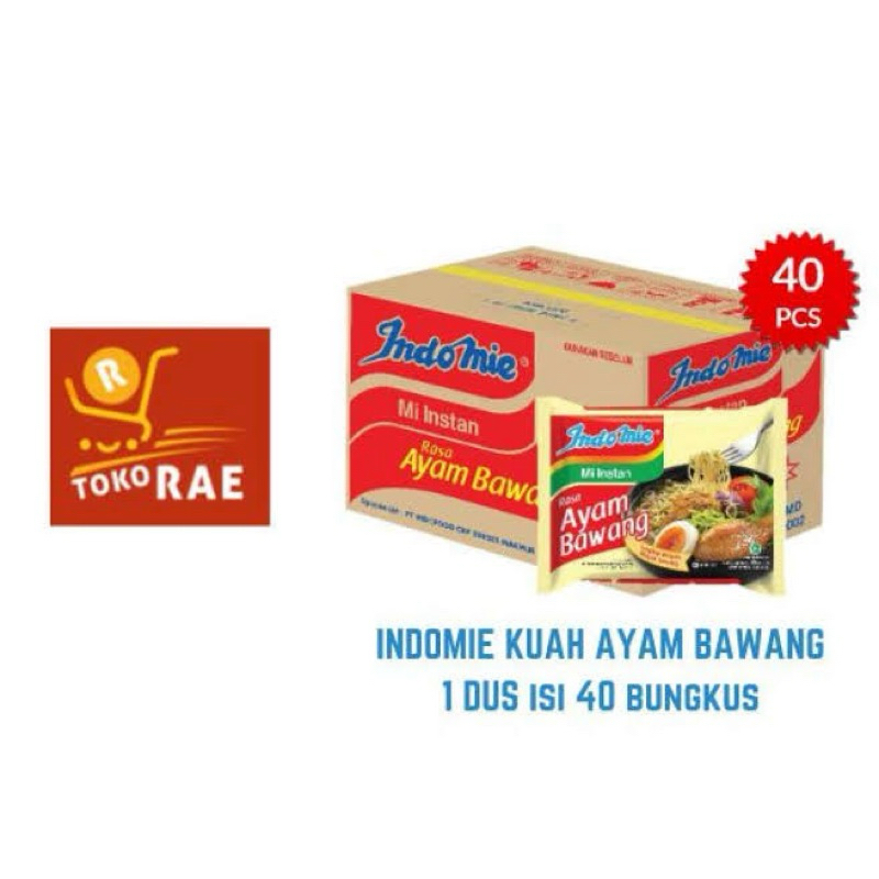 

Indomie Kuah Ayam Bawang – 1 Dus Isi 40 Bungkus | Mie Instan Rasa Gurih & Nikmat