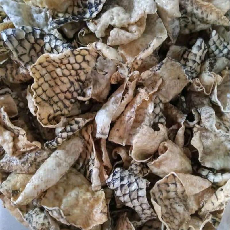 

Kerupuk Kulit Ikan Kakap Segar 100grm - Produk Asli Berkualitas Tinggi - Snack, Pedas, Asam, Msg, Masakan