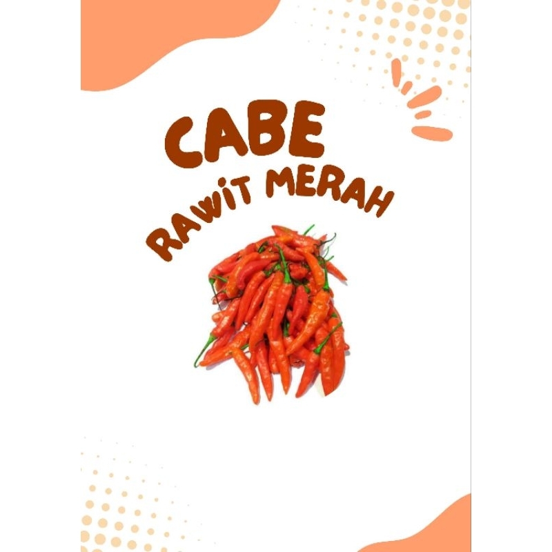 

cabe rawit merah 100gr 250gr