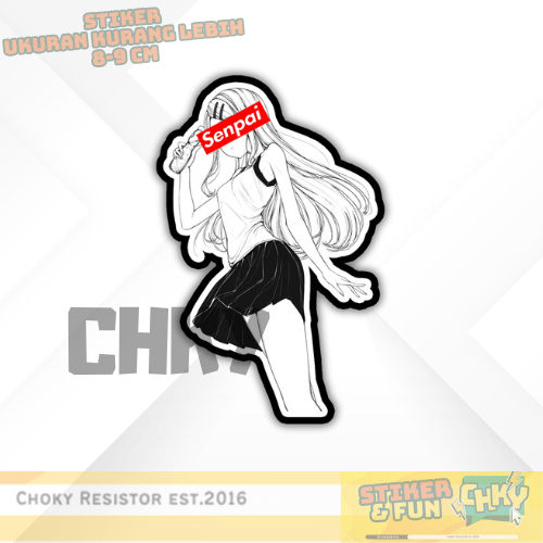 

Stiker Sticker Vinyl Laminasi Glosy CUTE JAPANESE GIRL SENPAI Vol 20