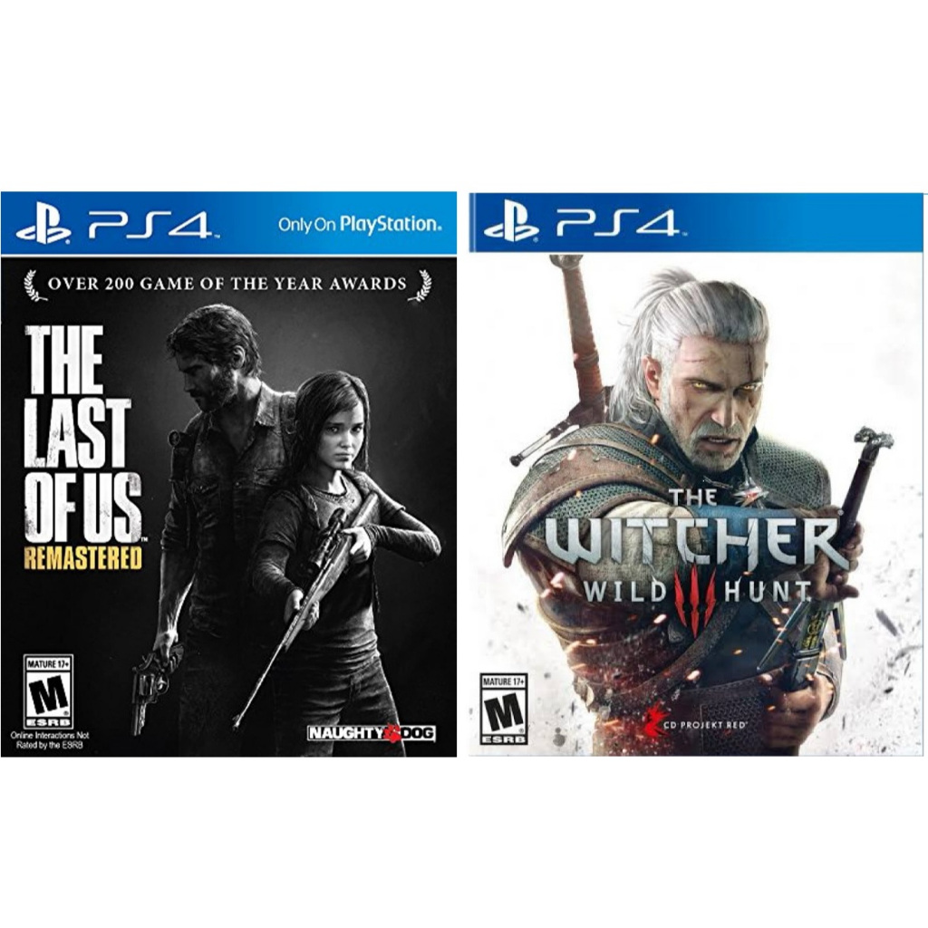 The Last Of Us  And The Witcher 3 ( Digital ) Ps4 & Ps5