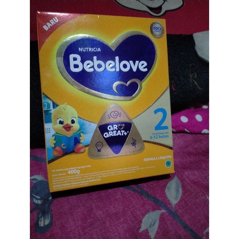 

Susu bebelove 2 . kemasan 400gr
