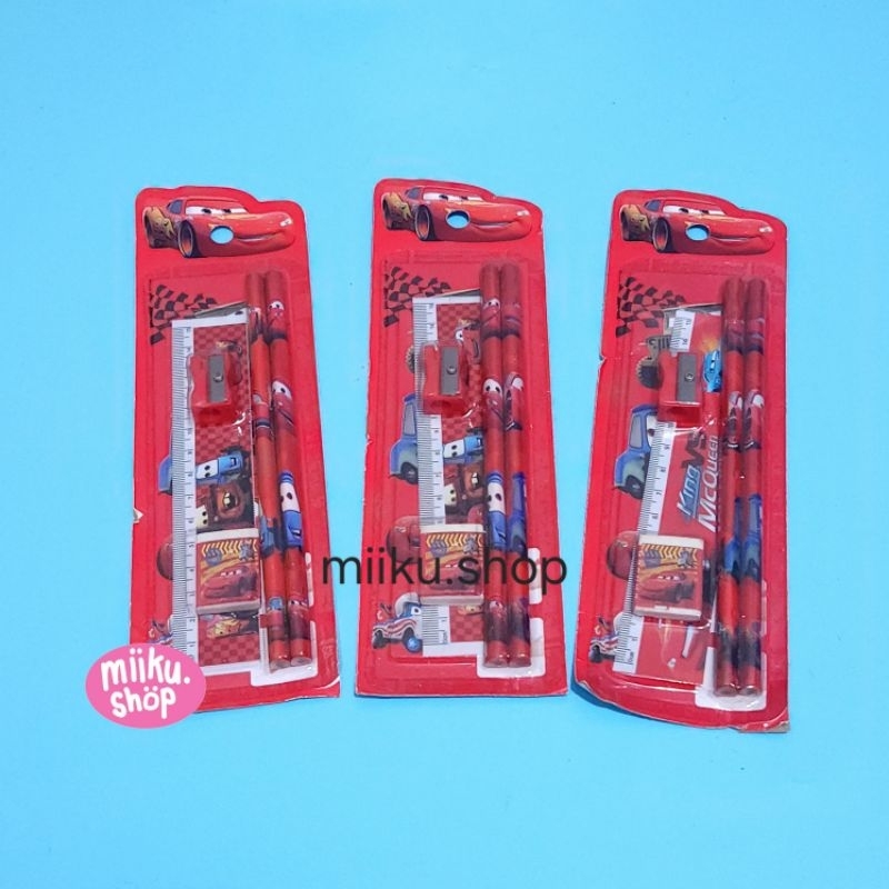 

MINI STATIONERY SET 5IN1 KARAKTER CARS