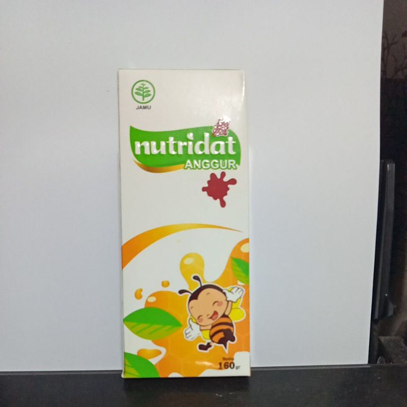 

nutridat madu syrup 160gr rasa anggur
