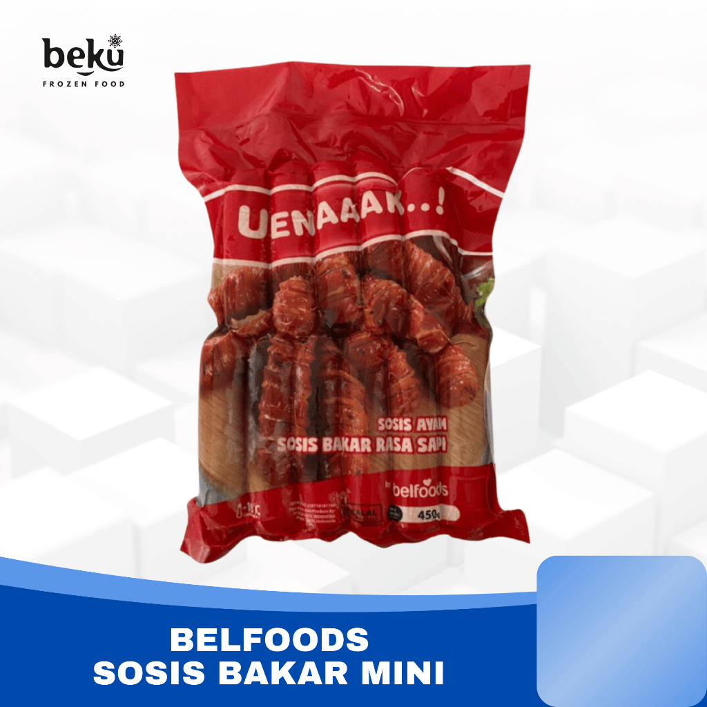 

BELFOOD SOSIS BAKAR MINI 450 GRAM ISI 11 PCS