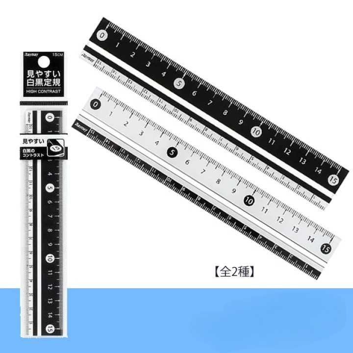 

Penggaris White Black 1 Pcs Raymay Easy to Read Ruler 10cm 15cm Penggaris Mudah Dibaca Fujii Contrast Color Scale