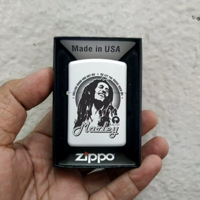 korek zippo classic Bob Marley design limited