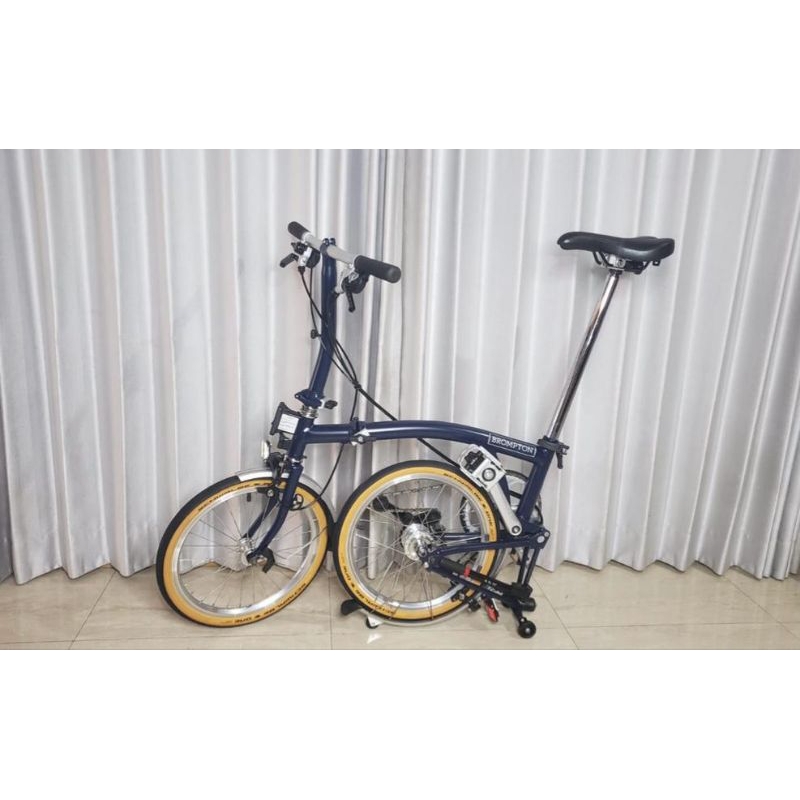 Sepeda Brompton seri S6L Blue