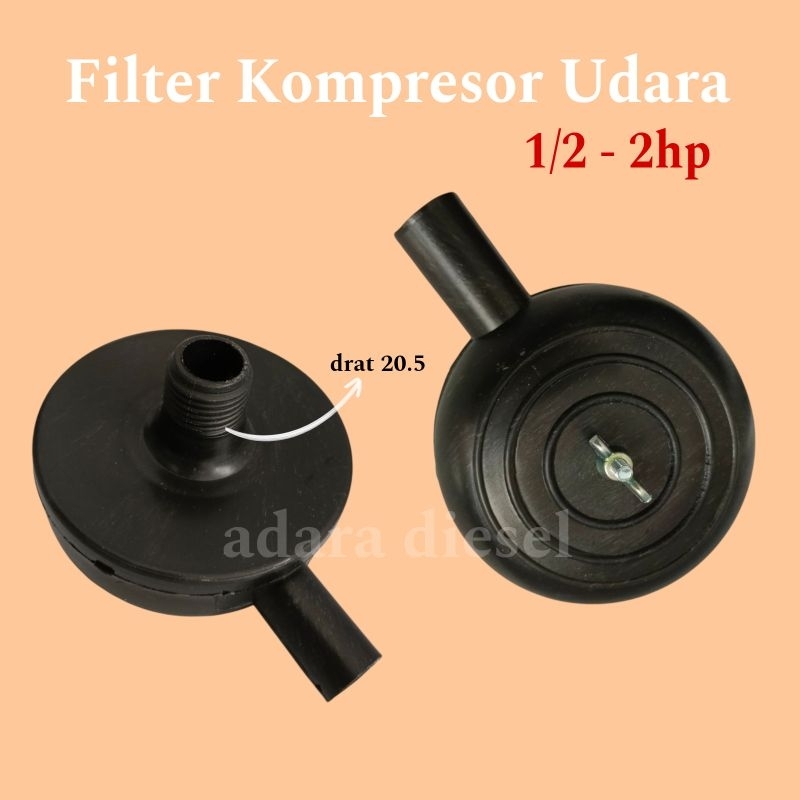 Filter Udara Kompresor Angin 1/4 HP - 1 HP / Saringan Kompresor Angin