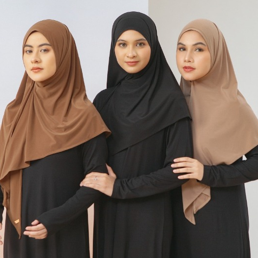 Lozy Hijab - Naima Instan Jersey (Hijab Instan Segitiga Bahan Jersey)