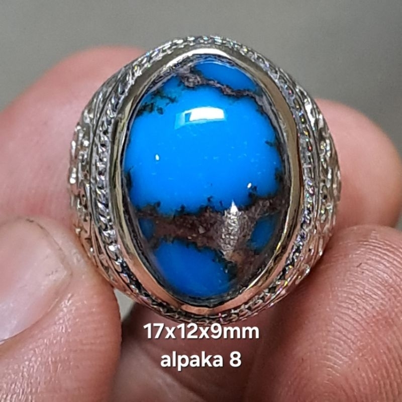 CINCIN 8 PIRUS MESIR URAT MERAH SIMPEL ELEGAN ROYAL BLUE