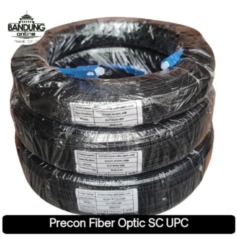 Kabel fiber optik precon 150 meter siap pakai