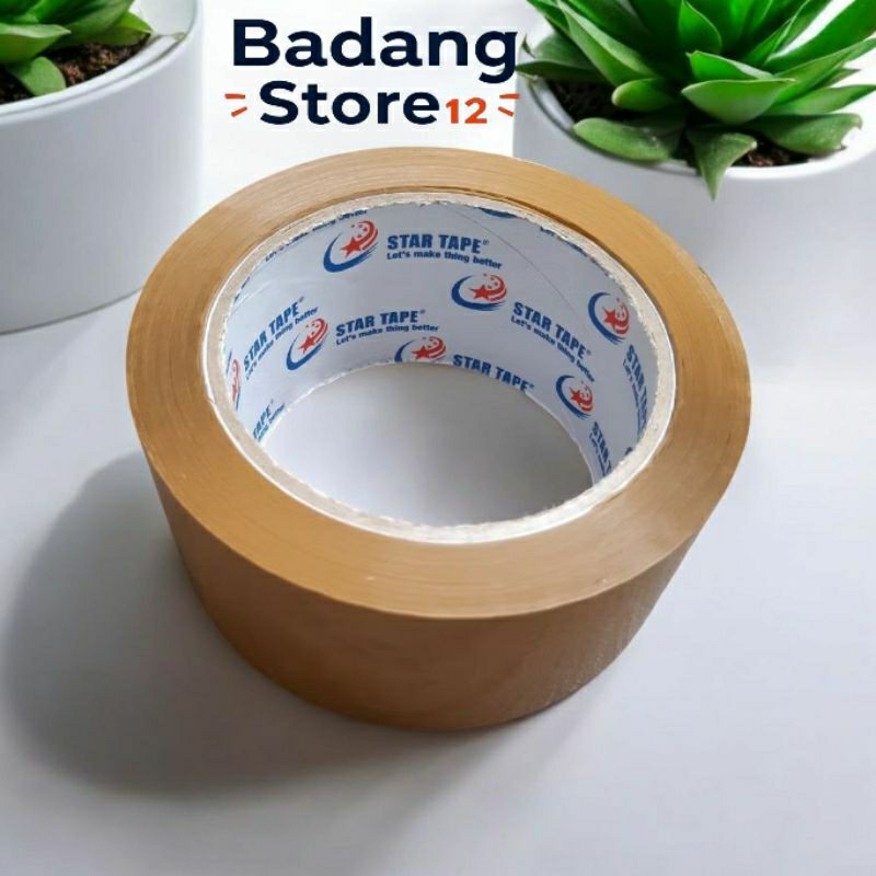 

Lakban 45MM X 100 Yard Full bening Coklat MPI