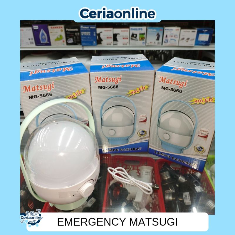Lampu Emergency MATSUGI 40 Led MG-5666