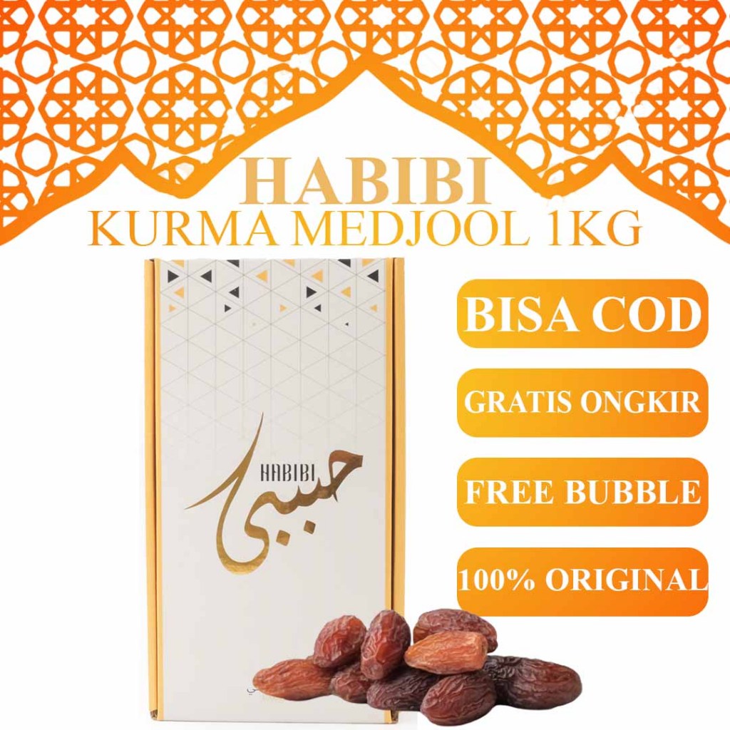 

Kurma Medjool Jumbo Premium HABIBI 1000Gr/1Kg