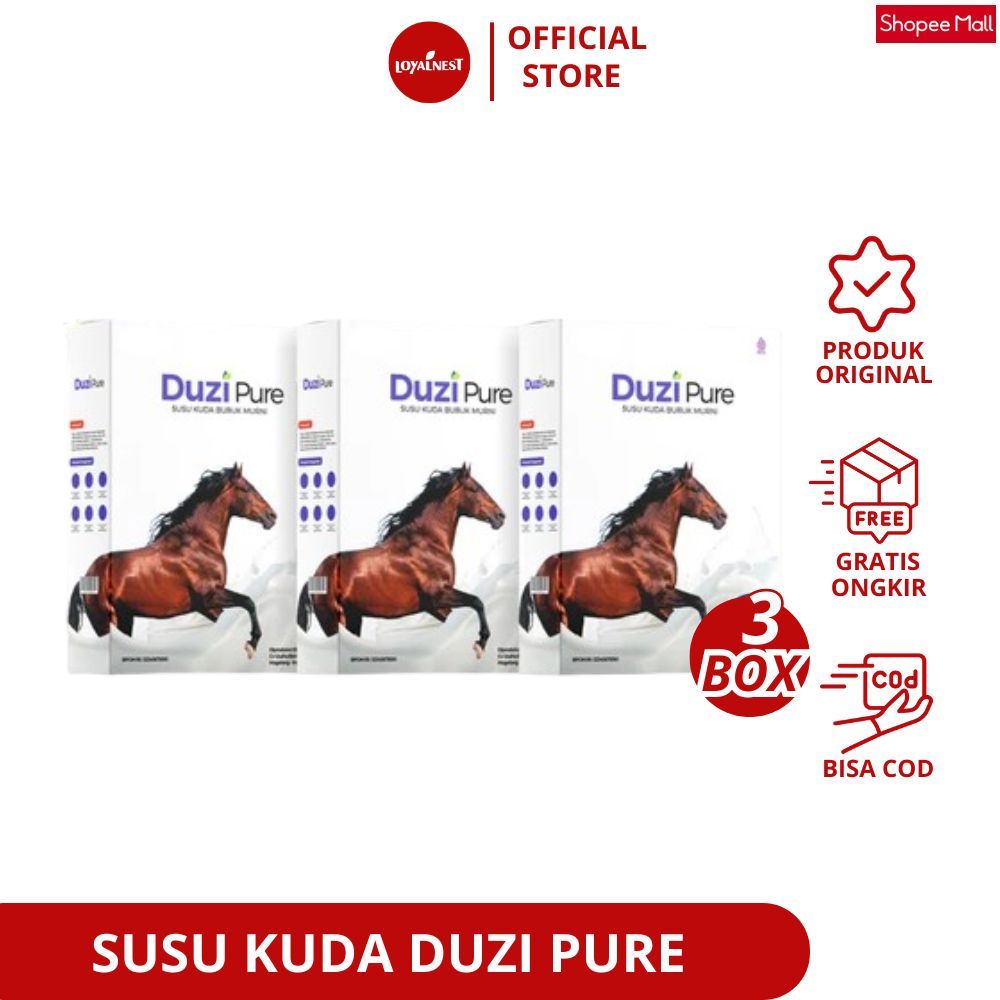 

Duzi Pure - Susu Kuda Lombok Bubuk 200 Gram 3 Box Solusi Masalah Pernafasan