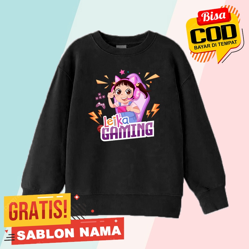 Sweater Anak Leika Gaming / Jaket Anak Laki Laki & Perempuan Leika Gaming