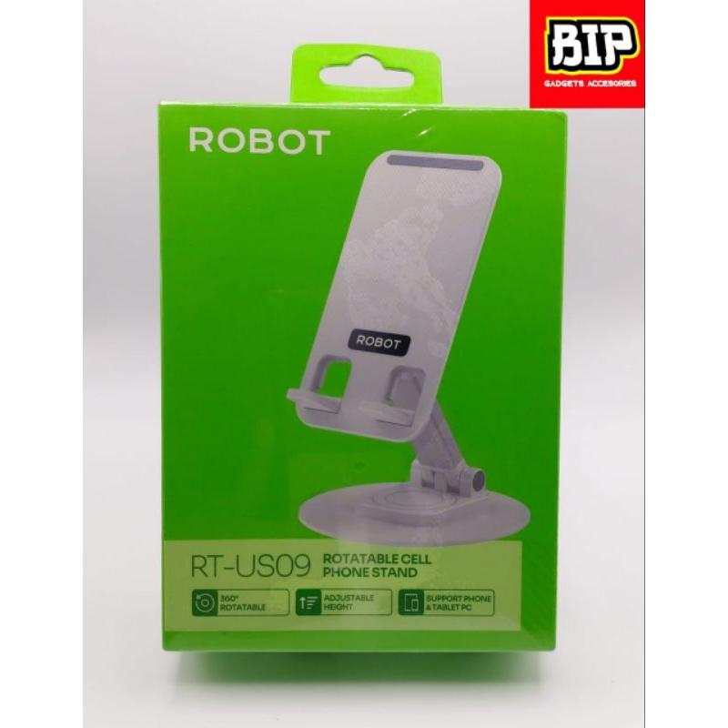 ROBOT ROTATABLE CELL PHONE STAND RT-US09