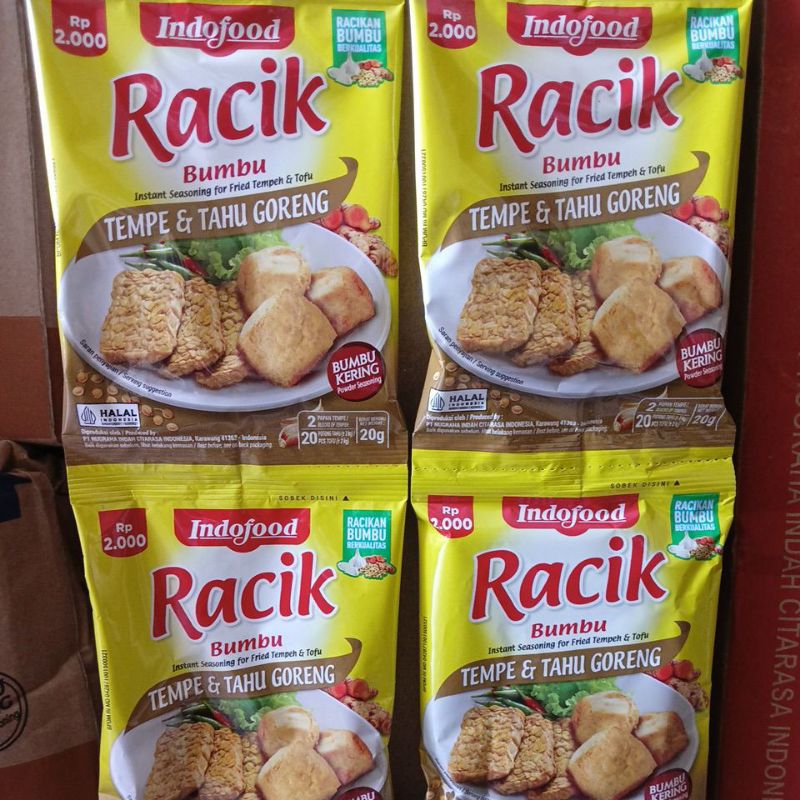 

Racik Bumbu Tempe Dan Tahu Goreng 20g (Renteng)