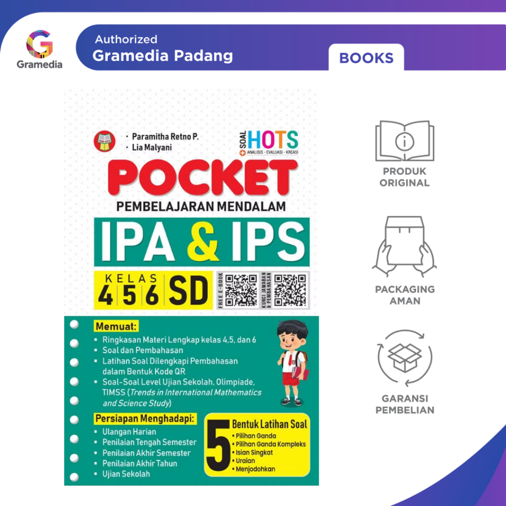Gramedia Padang - Pocket IPA & IPS SD Kelas 4 5 6
