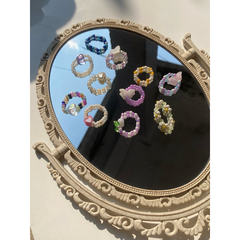 cincin manik manik/ cincin aesthetic/ cincin couple bareng bestie