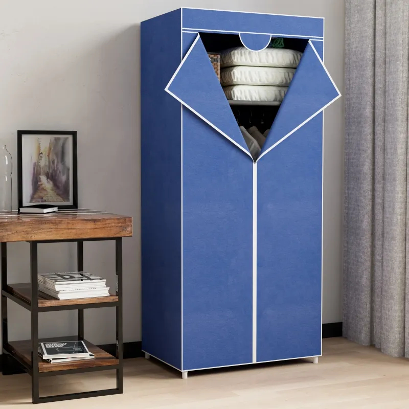 [READYYY] Lemari Pakaian Kain Rak Baju Portable Lemari Serbaguna Lemari resleting Lemari polos dan