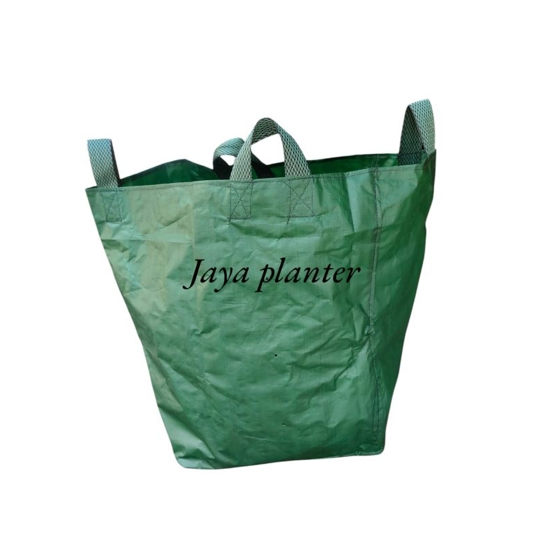 planter bag 300 liter hijau 75x75 kualitas premium