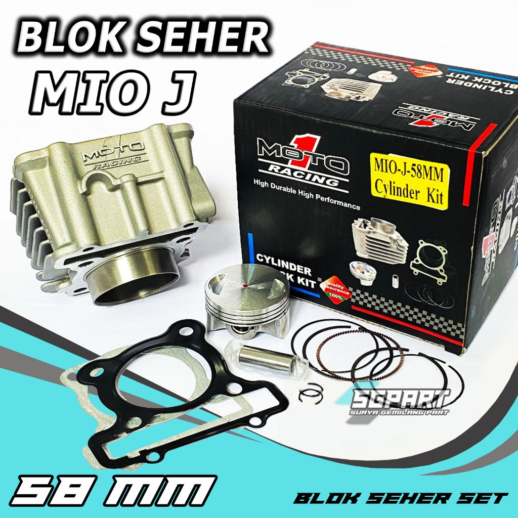 Blok Boring Seher Set Moto 1 Mio J Xride 115 Soul Gt 115 Fino 115 58 mm