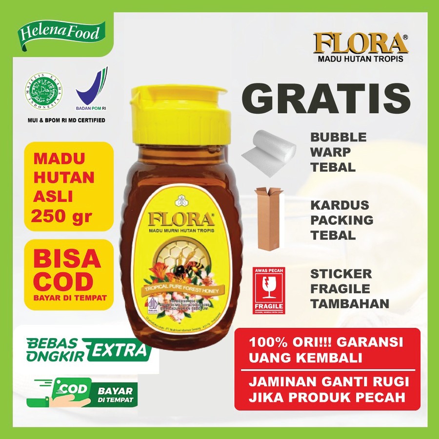 

Madu Hutan Asli Flora Tropis Dengan Kemasan Rapi 250 Gr