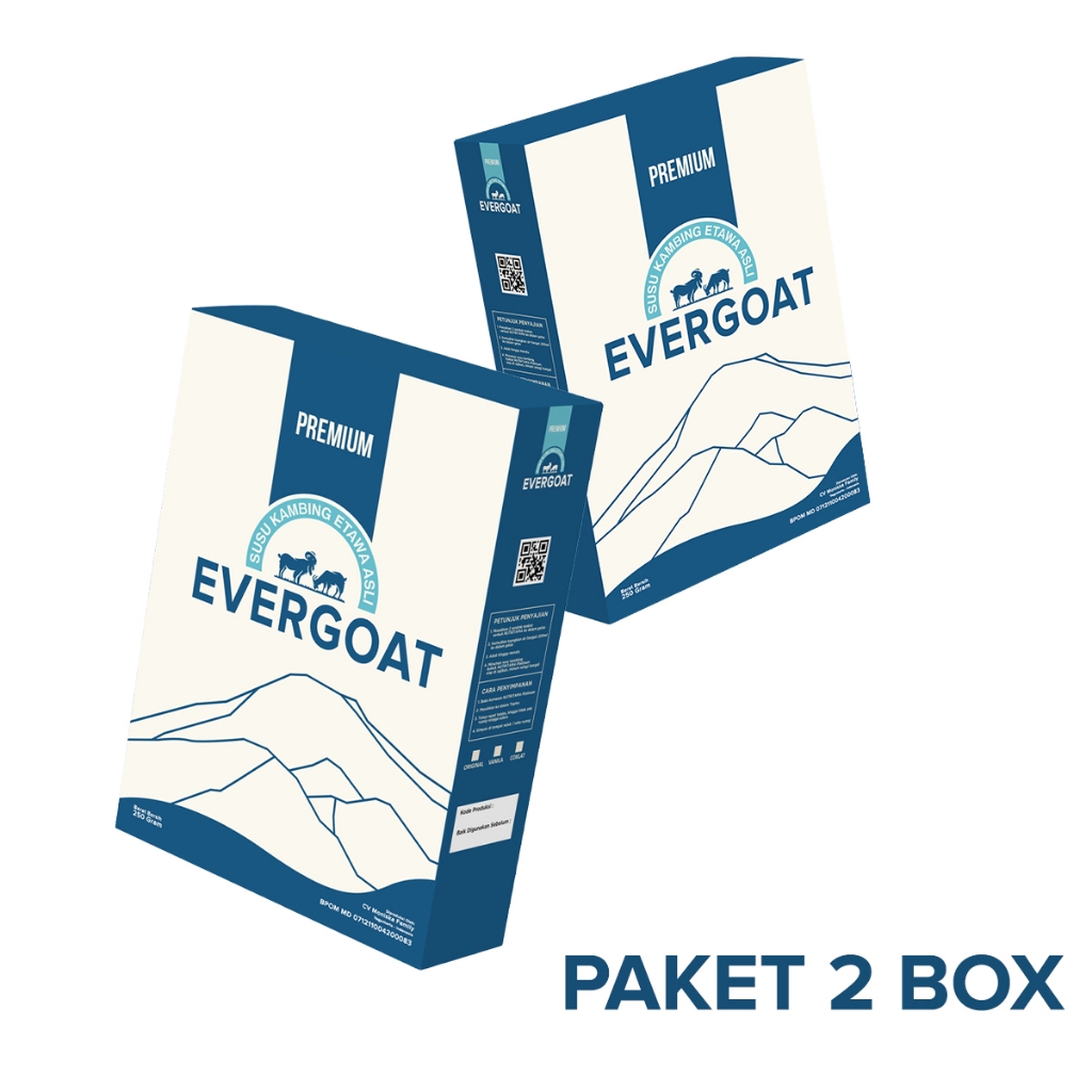 

Evergoat Paket 2 Box Susu Kambing Etawa Bubuk