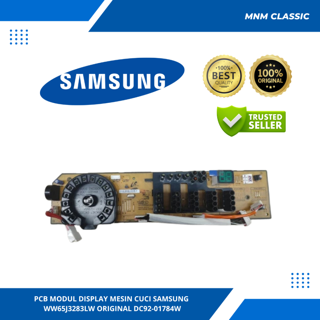 PCB MODUL DISPLAY MESIN CUCI SAMSUNG WW65J3283LW ORIGINAL DC92-01784W