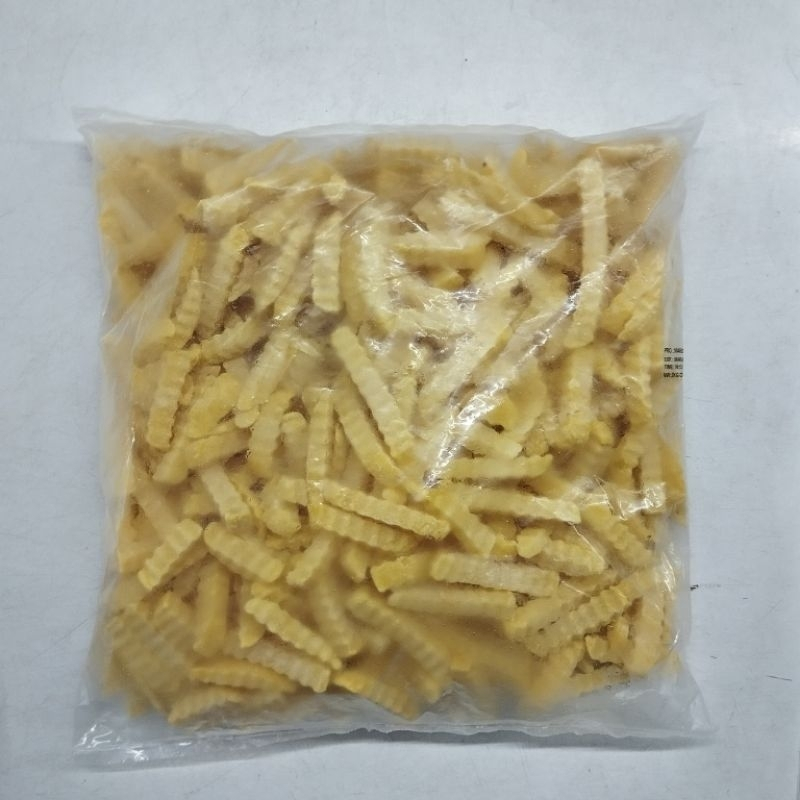 

IDAHO KENTANG GORENG CRINKLE CUT 2KG/ MC CAIN KENTANG GORENG BELGIA CRINKLE CUT 2KG (REPACK)