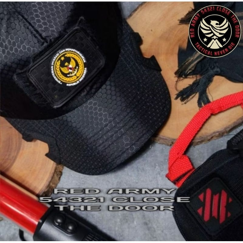 Topi Coak Honeycomb Patch KEMENTERIAN IMIGRASI DAN PEMASYARAKATAN / KEMENIMPAS Baseball Caps Tactica