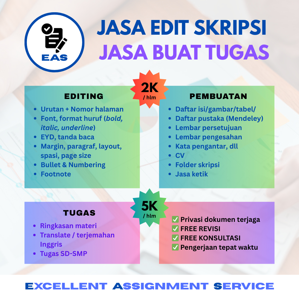 

JASA EDIT KARYA TULIS & TUGAS