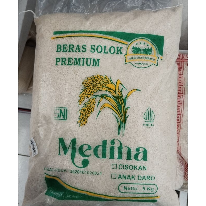 

Beras Solok Premium Medina 5 Kg