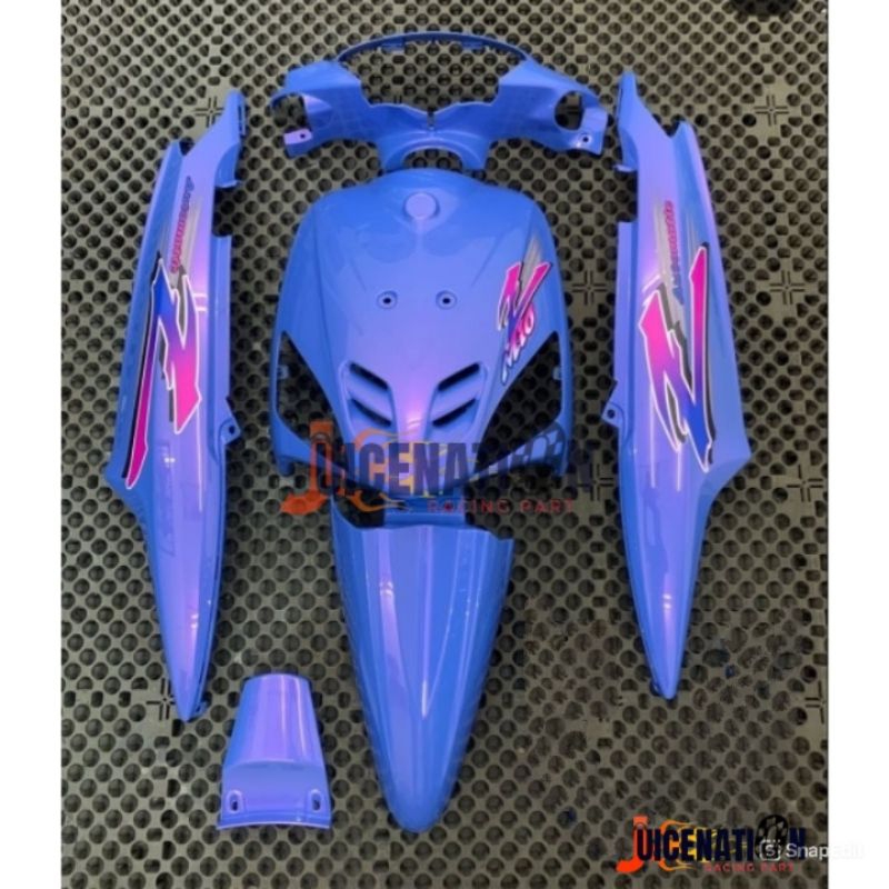 full body halus Mio sporty biru lembayung ungu