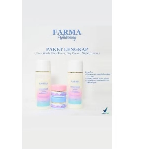 FARMA SKINCARE BPOM ISI 3 ORIGINAL ALL SKIN / FARMA SKINCARE