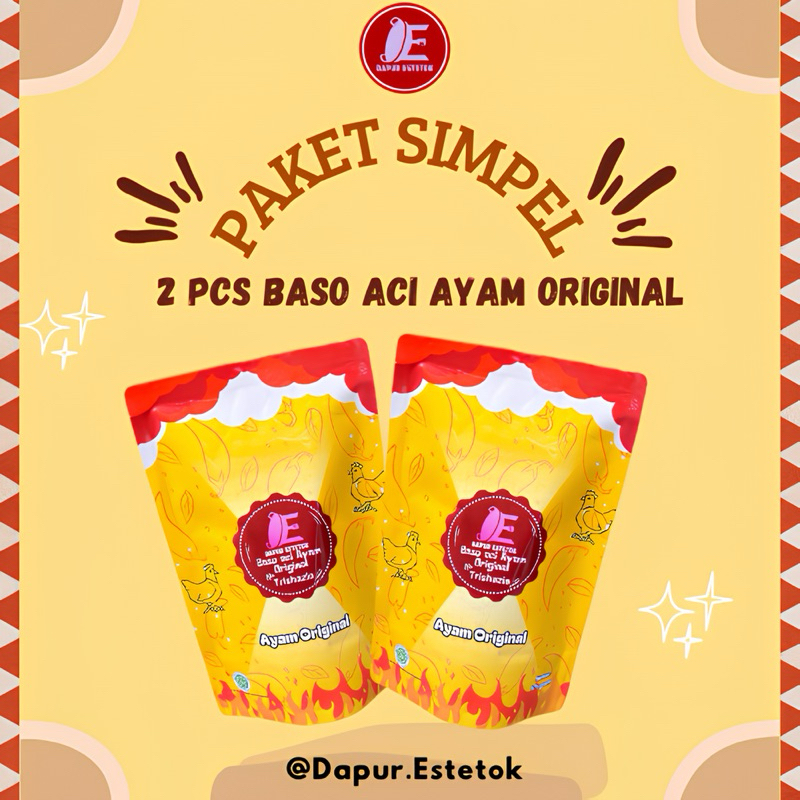 

PAKET SIMPLE || 2 BASO ACI AYAM ORIGINAL (DAPUR ESTETOK)