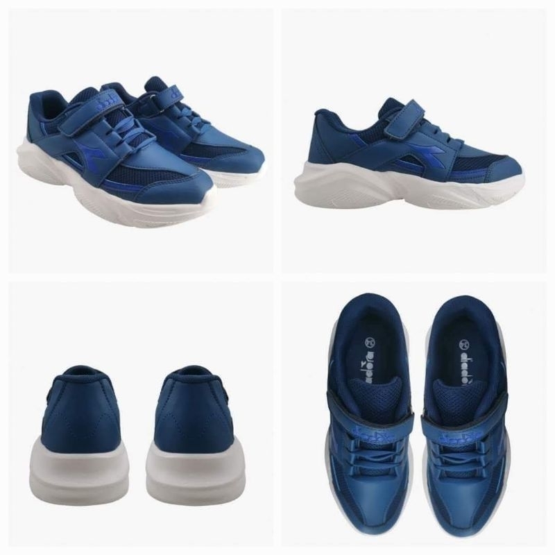 SALEEE 100% Original Sepatu Sneakers DIADORA Eugene Jr - Hitam Kode Produk: DIACX220304N3