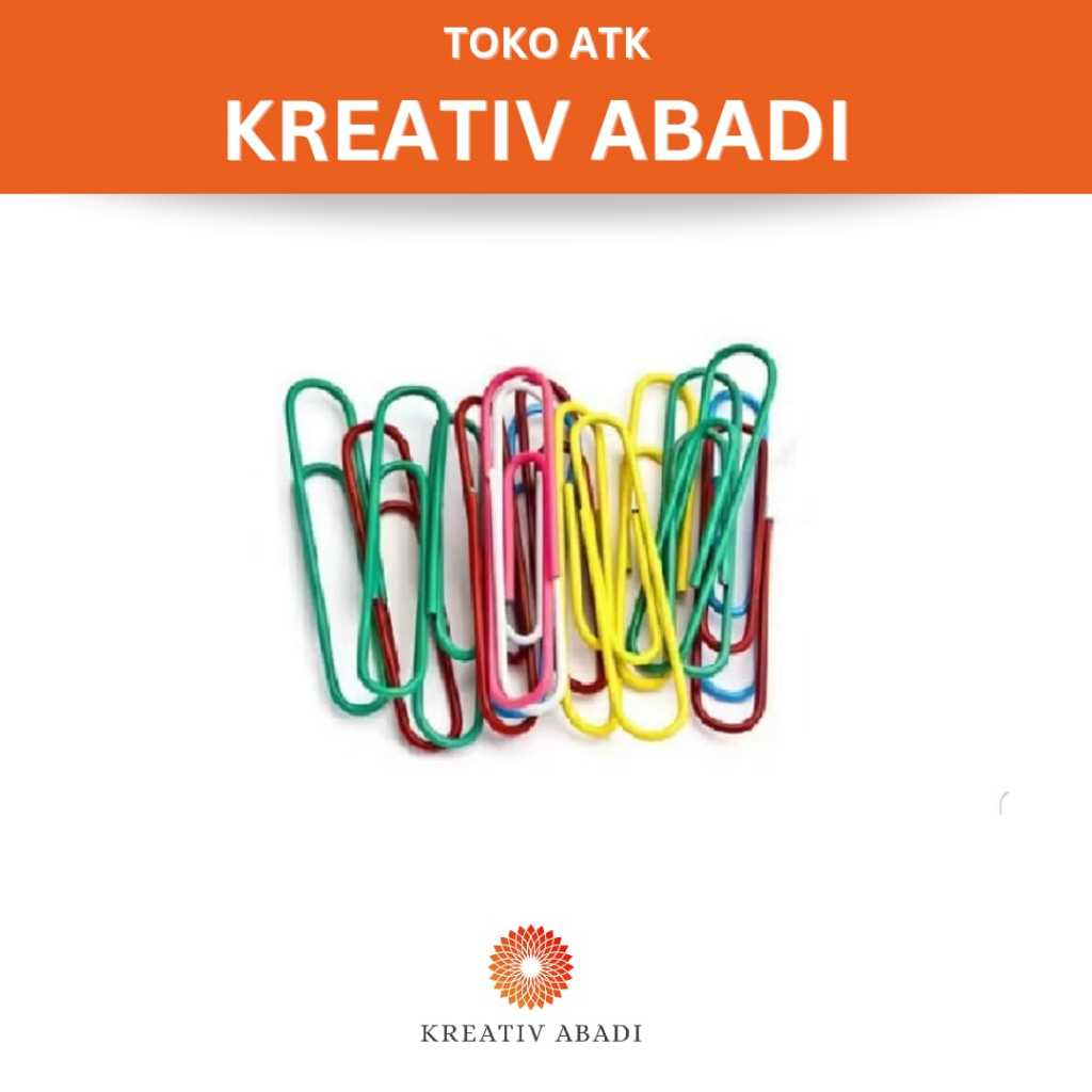 

Paper Clip Warna 50x1cm