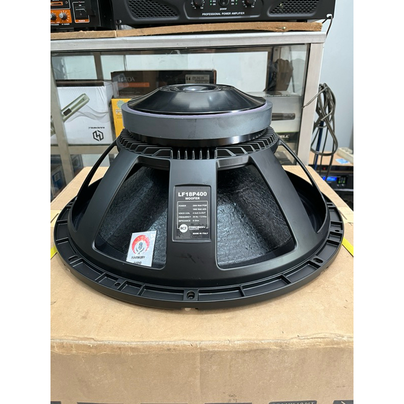 Speaker RCF 18p400 18 p400 18 in 18 inch 18 inch coil 4 inch daun coating grade A 2000 watt maxx