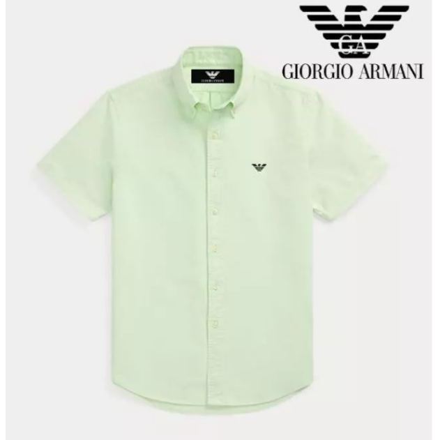 Giorgio Armani - Kemeja Polos Giorgio Armani / kemeja Lengan Pendek premium quality