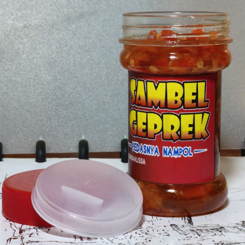 

Sambal Geprek Pedasnya Nampol isi 150gr out