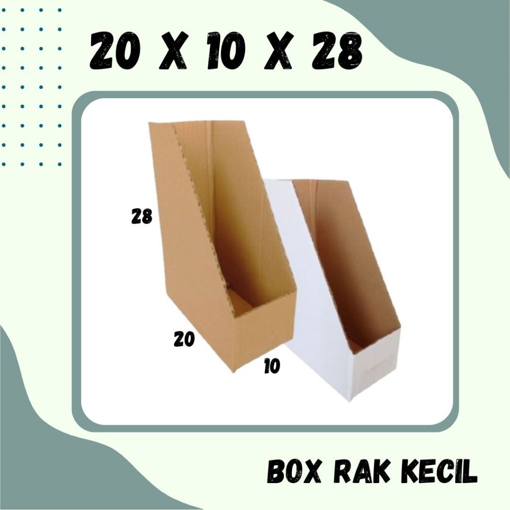 

Bok Rak Kecil 20x10x28 Box File Kardus Packing Kotak Kemasan Karton File Dokumen