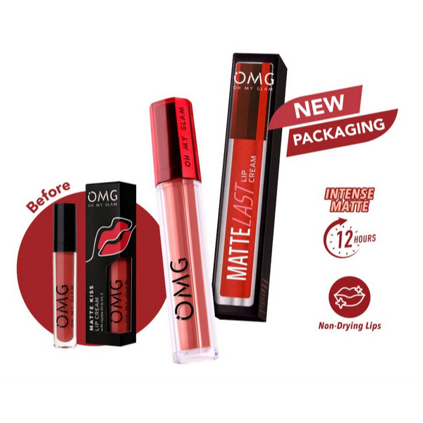 OMG Lip Cream Oh My Glam Lipcream OMG Matte Kiss Lip Cream Oh My Glam