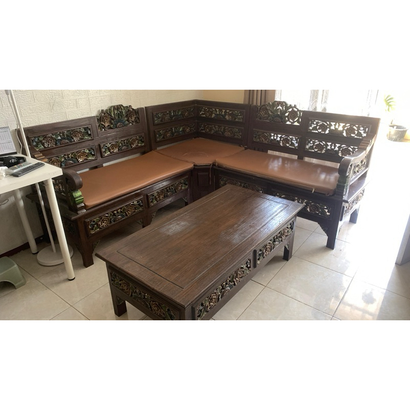 (Second) Set Kursi Ruang Tamu Jepara-an