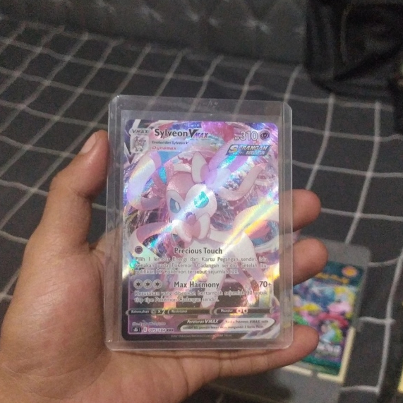 ( Habis ) Kartu Pokemon ID Sylveon VMAX - Vmax Klimaks S8B 075/184 RRR