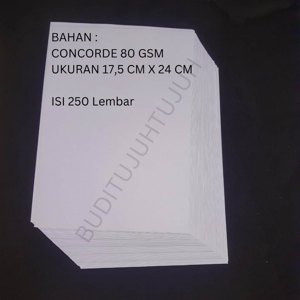 

CONCORDE UNTUK CATATAN 17,5 CM X 24 CM